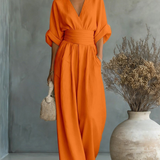 Sofia | Effortless V-Neck Jumpsuit