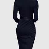 CLARIBEL | REFINED MIDI DRESS