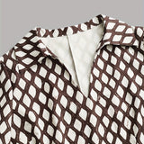 ZARA LIZZY | VINTAGE RHOMBUS PRINT DRESS