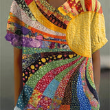 Maine | Sunburst Patchwork Shirt