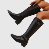 ANASTELLE | RIDING LEATHER BOOTS