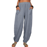 ELVIANE | CASUAL COTTON-LINEN HAREM PANTS