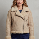 Albinette – Double-sided fleece – Cropped aviator jacket
