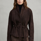 Alette – Cropped Double-Breasted Wool Jacket – French Elegance