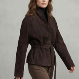 Alette – Cropped Double-Breasted Wool Jacket – French Elegance