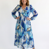 Althea | Long Sleeve Floral Maxi Dress