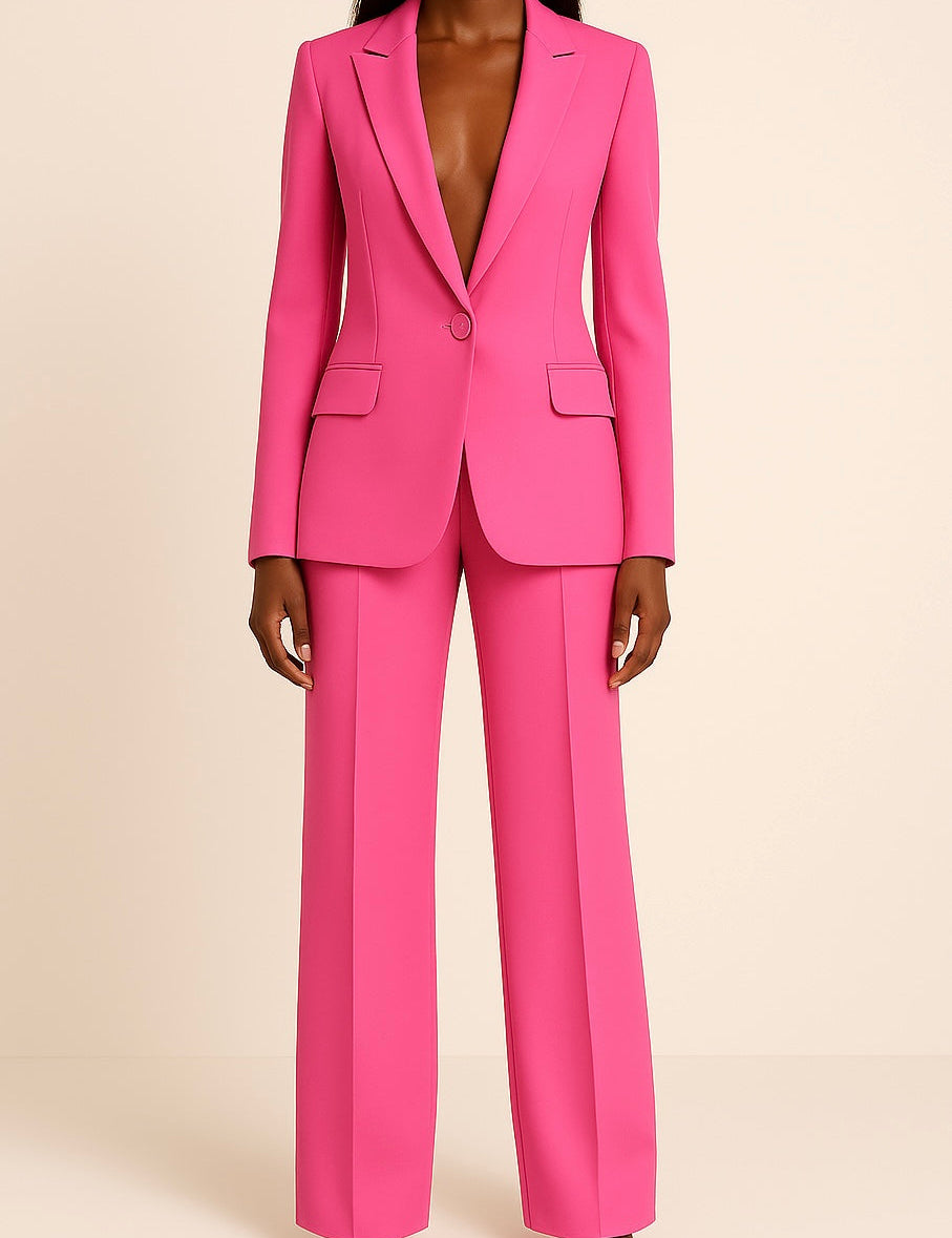 ZOE | CHIC FORMAL SUIT SET WITH TAILORED LONG BLAZER FOR WOMEN