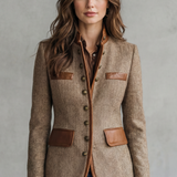 Brienne – Vintage Trim Detail – Tweed Jacket