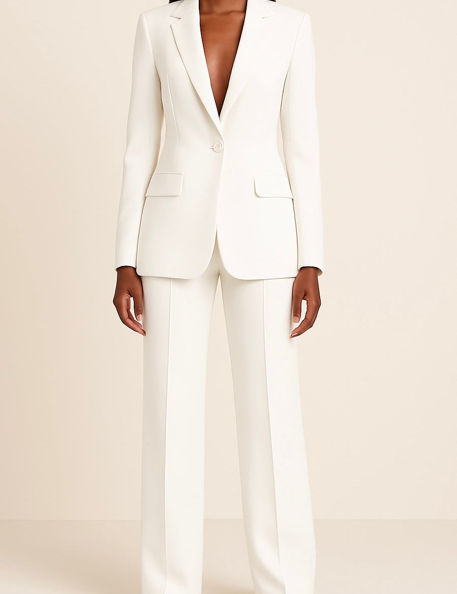ZOE | CHIC FORMAL SUIT SET WITH TAILORED LONG BLAZER FOR WOMEN