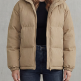Caeloria – Quilted warmth – Hooded puffer jacket