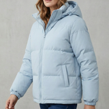 Caeloria – Quilted warmth – Hooded puffer jacket