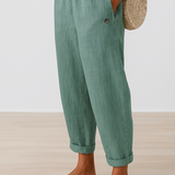 NORAYA | STYLISH PANTS WITH SIDE POCKETS
