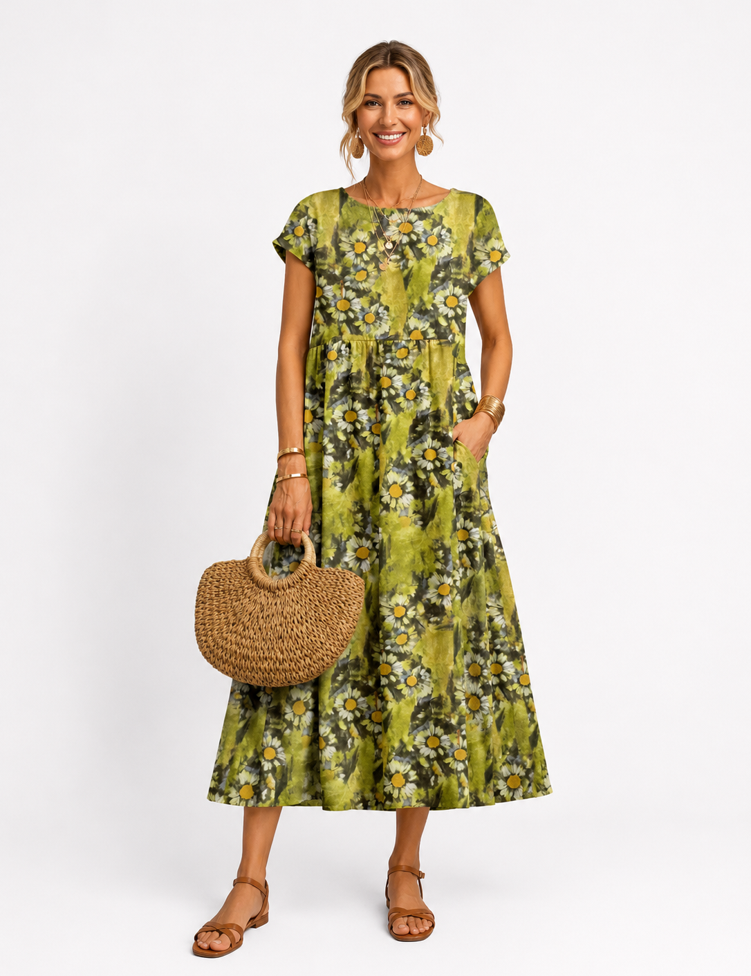 Florene | short sleeve summer dress