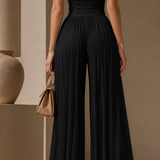 Caelia – Villa Pleated Jumpsuit