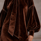 Octavia™ | Elegant Velvet Mini Dress