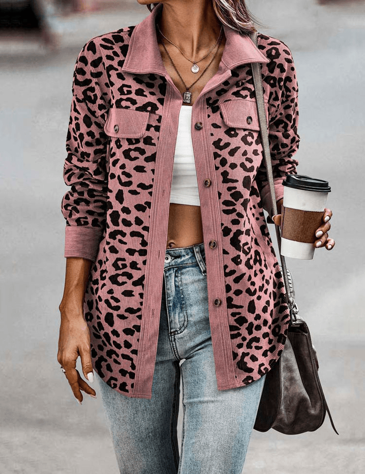CYNARA | LEOPARD PRINT JACKET