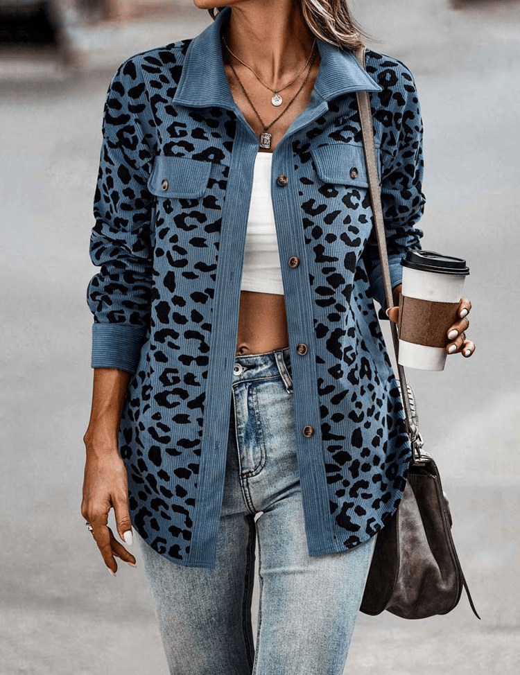 CYNARA | LEOPARD PRINT JACKET