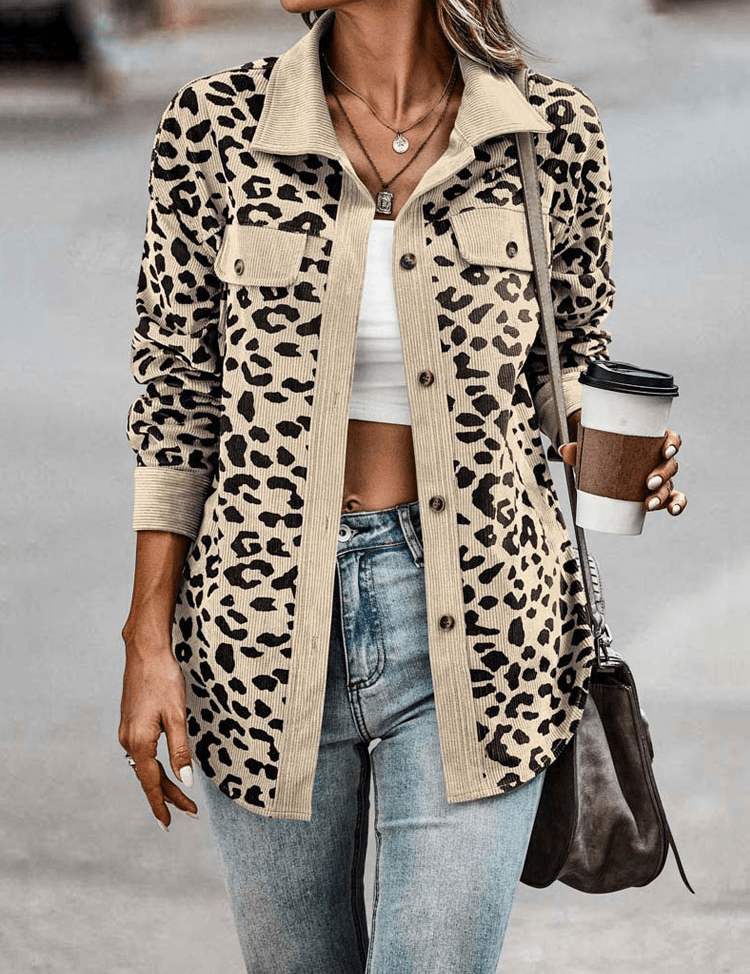 CYNARA | LEOPARD PRINT JACKET