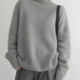 ISABOLL | CASHMERE HIGH-NECK SWEATER