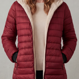 Ellavue – Sherpa lined comfort – Hooded puffer jacket