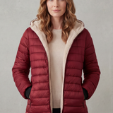 Ellavue – Sherpa lined comfort – Hooded puffer jacket