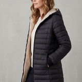 Ellavue – Sherpa lined comfort – Hooded puffer jacket