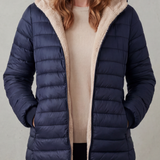 Ellavue – Sherpa lined comfort – Hooded puffer jacket