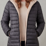 Ellavue – Sherpa lined comfort – Hooded puffer jacket