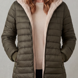 Ellavue – Sherpa lined comfort – Hooded puffer jacket