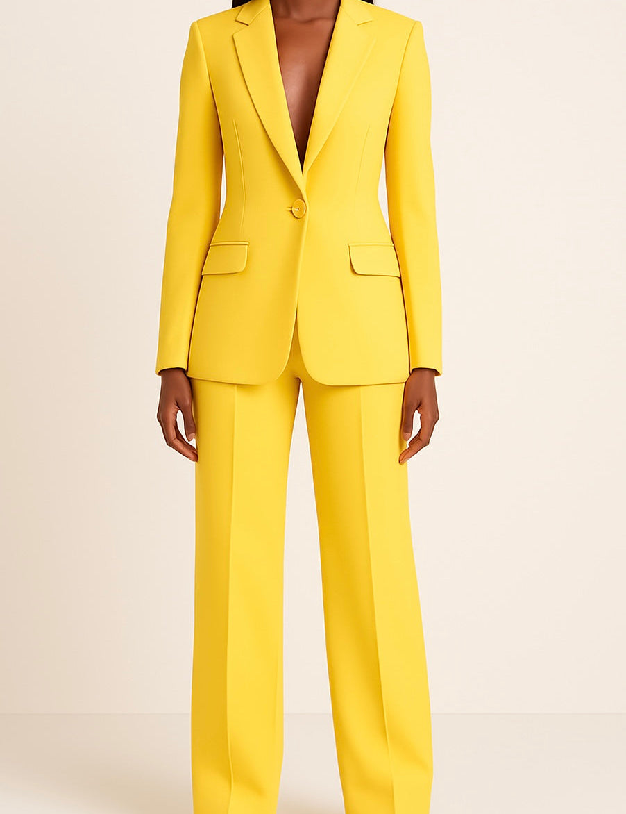 ZOE | CHIC FORMAL SUIT SET WITH TAILORED LONG BLAZER FOR WOMEN