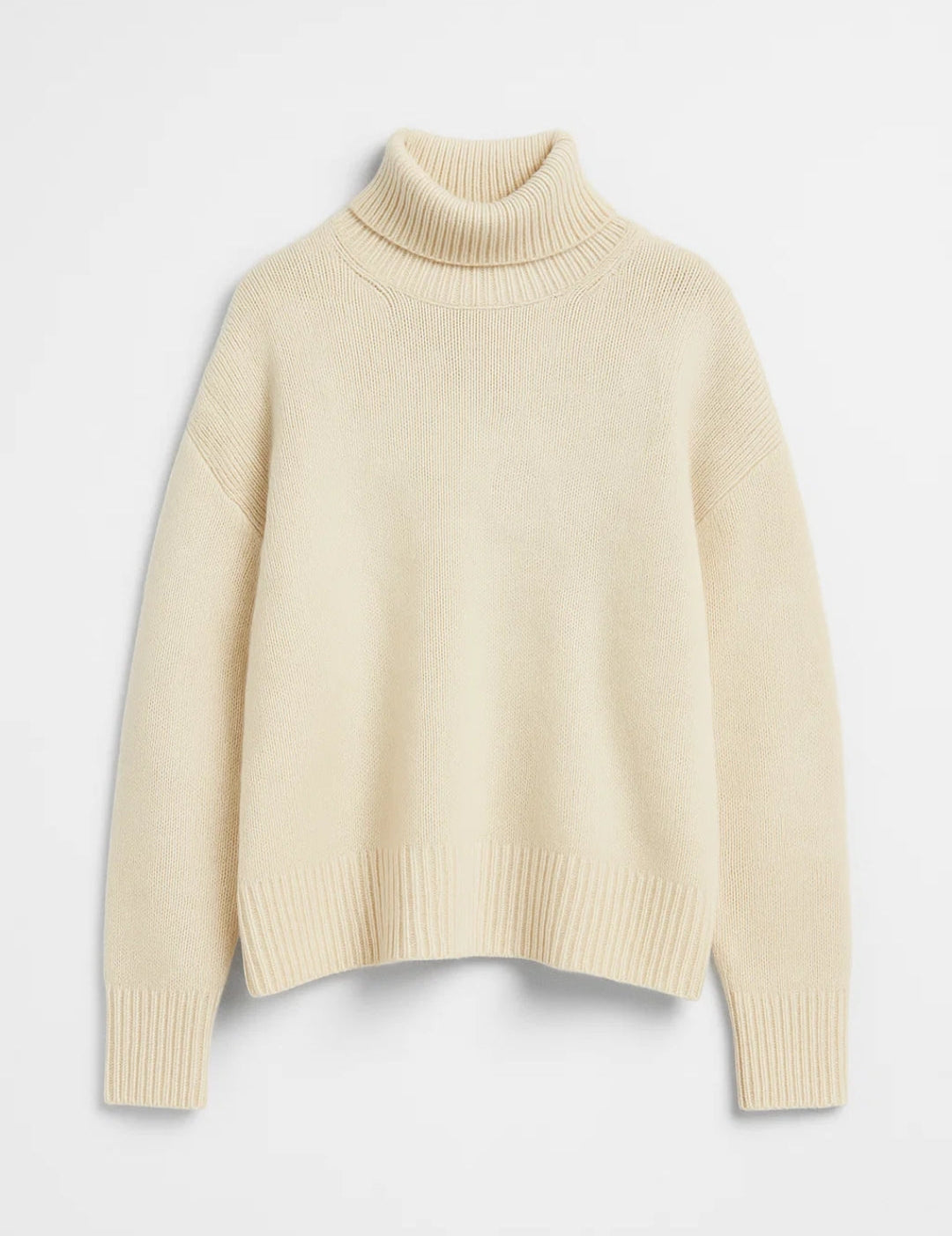 MELIORA | LOOSE-FIT ROLL-NECK KNIT SWEATER
