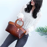 Frances - Classic Heritage Leather Shoulder Bag