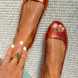 Adelina | Chic Comfort Gold Sandals