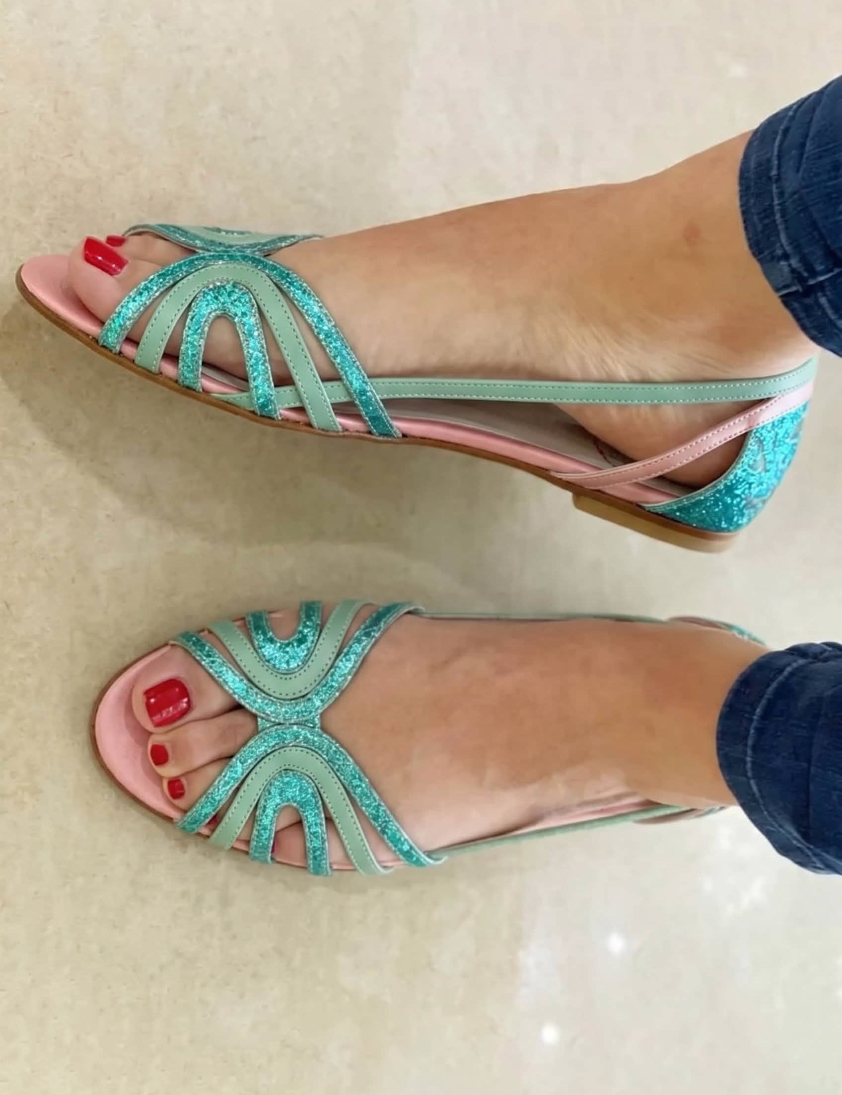 Eleonora | Golden Sandals Summer Light