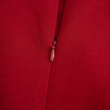 RUBY | BURGUNDY SLEEVELESS MIDI DRESS
