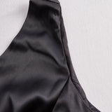 HANNAH | ONE-SHOULDER BLACK GOWN