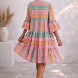 Aurabelle™ Timeless Vintage Grace Midi Dress