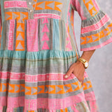 Aurabelle™ Timeless Vintage Grace Midi Dress