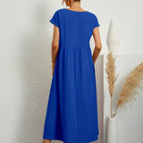 Gabrielle™ — Flowing Midi Dress with Timeless Elegance