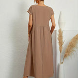 Gabrielle™ — Flowing Midi Dress with Timeless Elegance