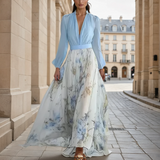 Sarah | Elegant Floral Maxi Dress