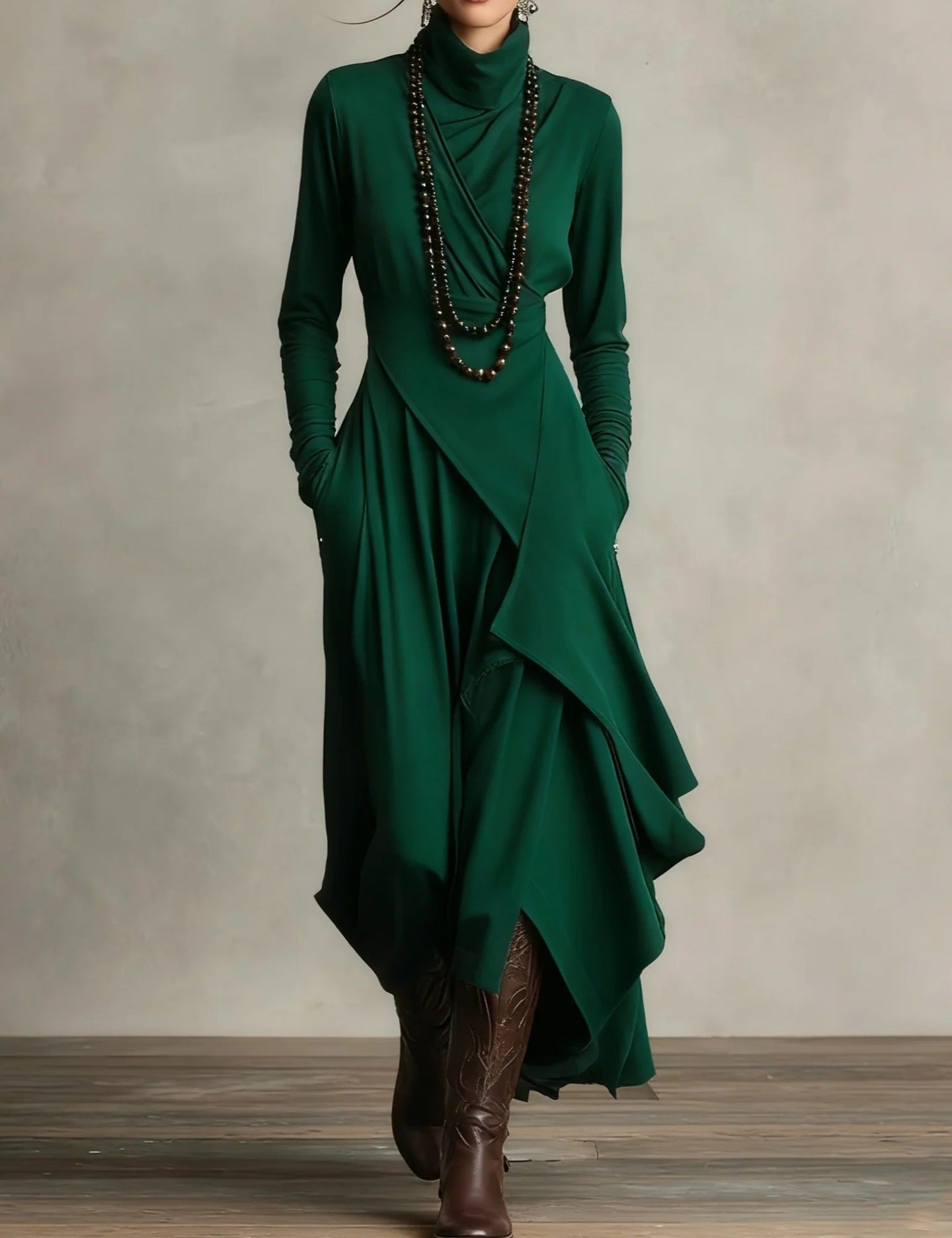 Lunori™ | Natalia Knit Maxi Dress
