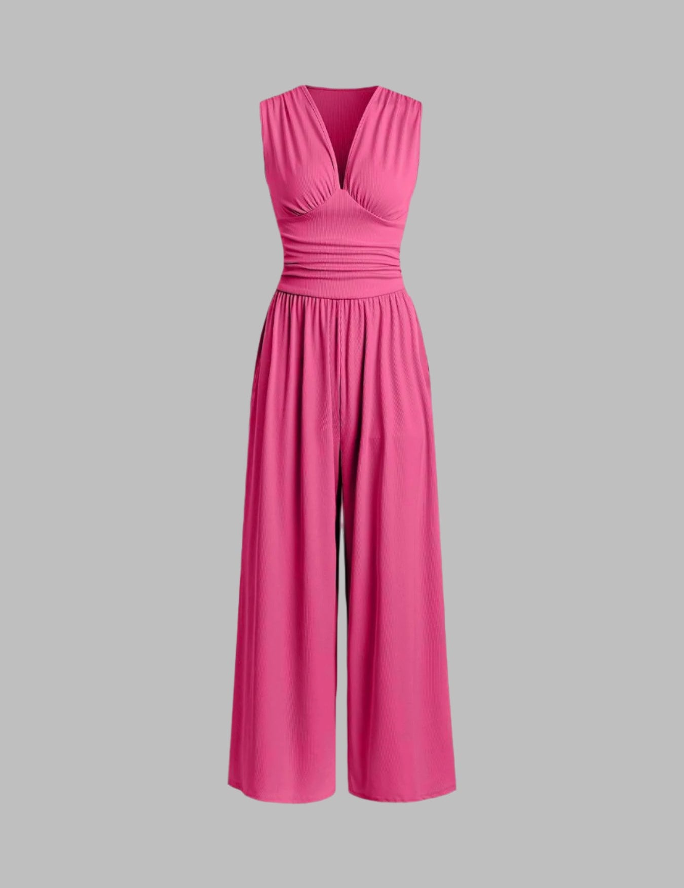 CHARITY – Chic Sleeveless Wide-Leg Jumpsuit