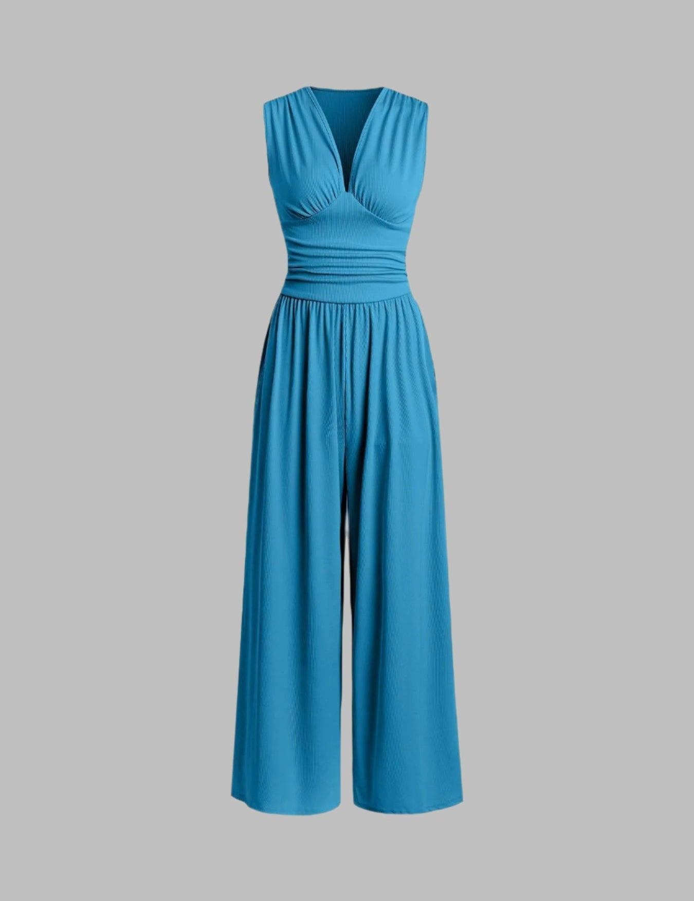 CHARITY – Chic Sleeveless Wide-Leg Jumpsuit