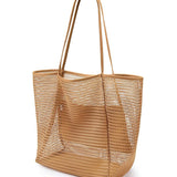 Boho Large Capacity Mesh Beach Tote Bag