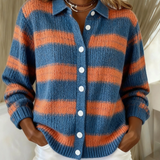 LIRENA™ - STRIPED HOODIE BLOUSE