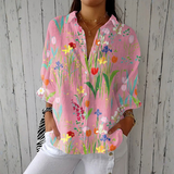 Sofia | Tulip Garden Floral Blouse