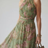 Naomi | Halter Maxi Dress