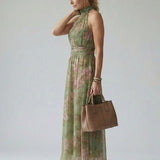 Naomi | Halter Maxi Dress