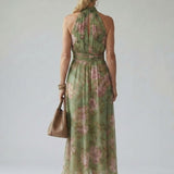 Naomi | Halter Maxi Dress